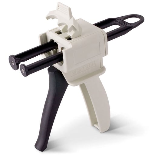 Automix Cartridge Dispensing Gun, 1:1 / 2:1 ratio for 50ml round flange cartridges.