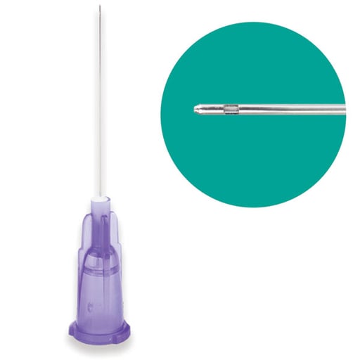 ProBevac 30ga Closed End Irrigation Needle Tips, Purple 100/Bx.