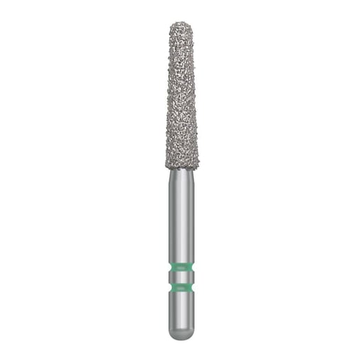 Two Striper FG 780.9 Coarse Diamond Bur Round-End Taper. Pack of 5